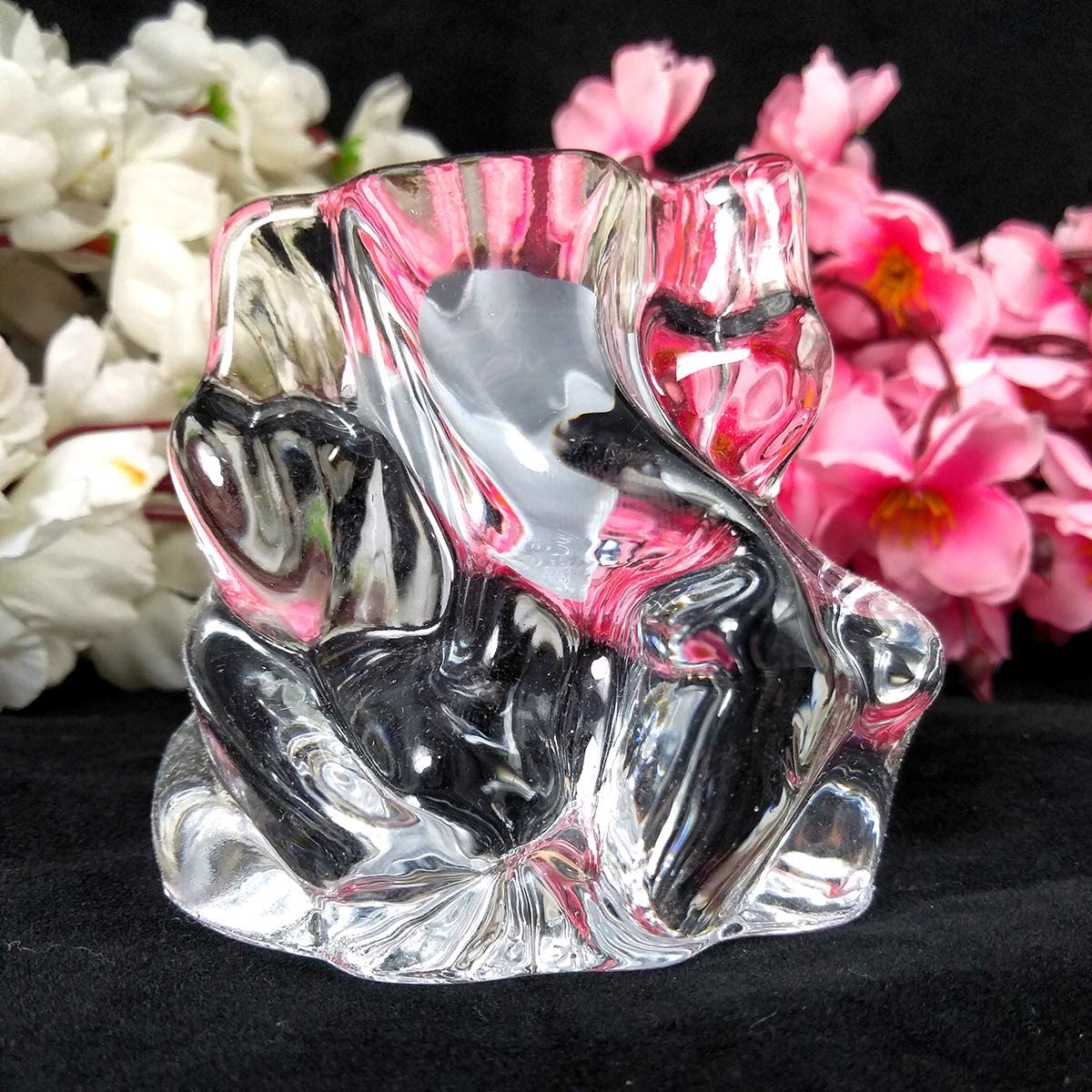 1195 Crystal Glass Ganesha Idol for Home, Office and Car Dashboard - SkyShopy 1195 Crystal Glass Ganesha Idol for Home, Office and Car Dashboard - SkyShopy